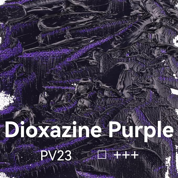 PHOENIX Dioxazine Purple Oil Paint - 200ml / 6.75 Fl oz | Single Large Tube, Artist Quality, Oil Based, For Professionals