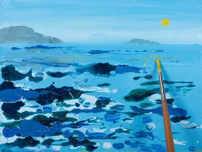 Winsor & Newton Winton Oil Color Paint Set, Seascape, 5 x 37ml Tubes | Artist pigments, Durable, Lightfast, Permanent, Uniform Consistency, Great Pigment Load