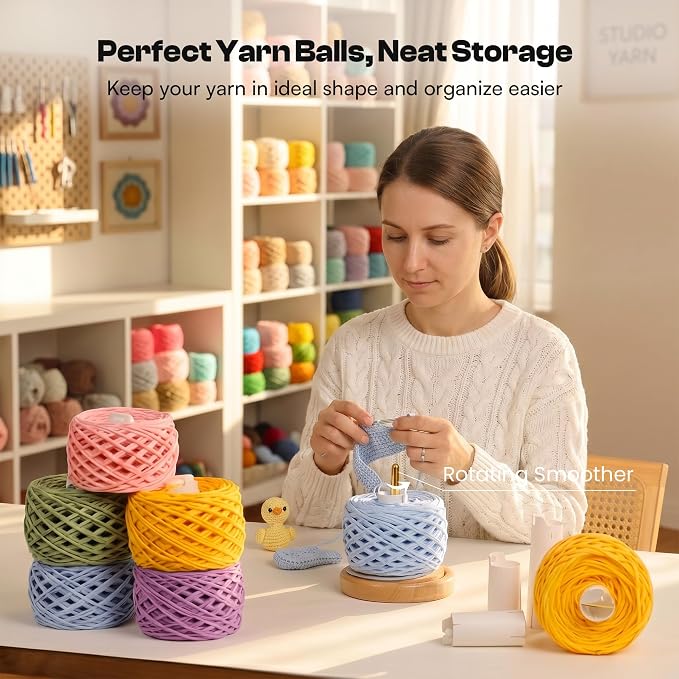 Caydo 30pcs Reusable Yarn Cake Tubes for Our Electric Yarn Winders M1