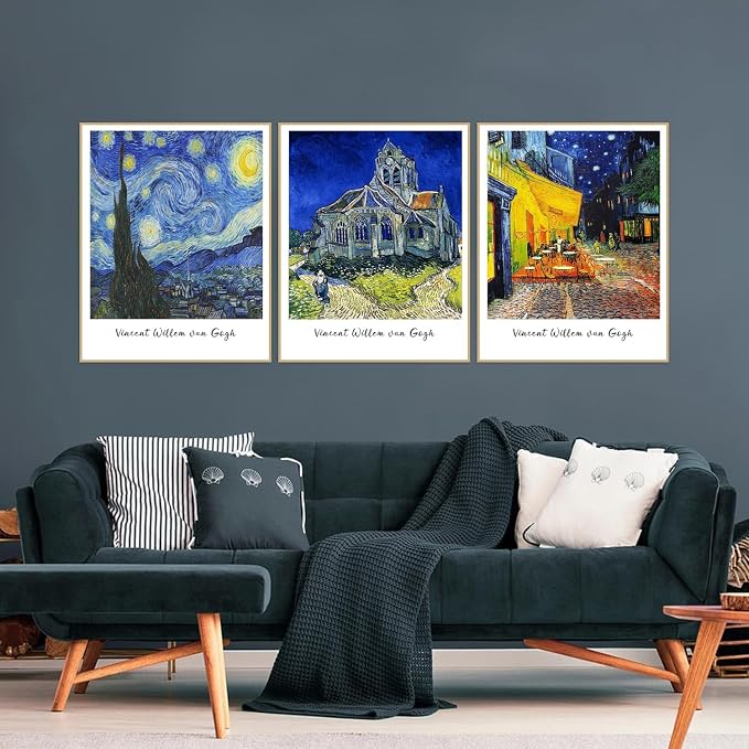 3 Pack Van Gogh Diamond Art Kits for Adults Diamond Painting Kit Beginner