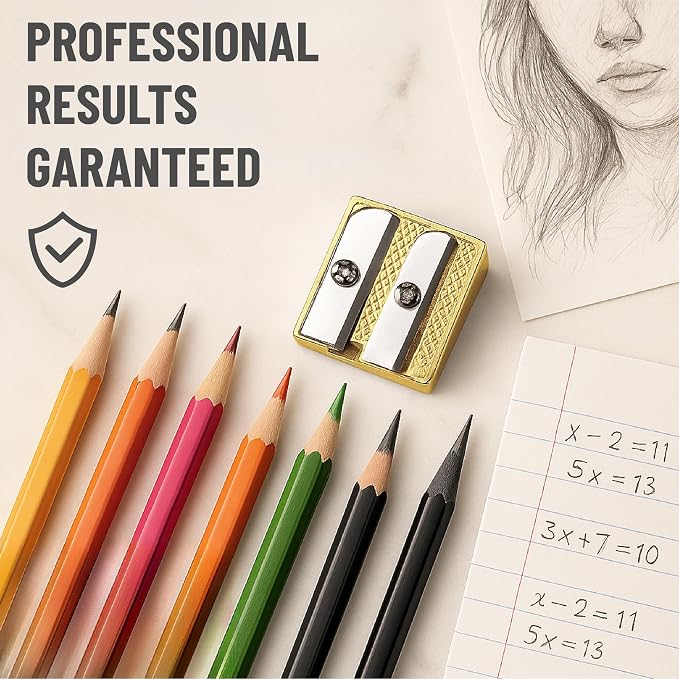 Mr. Pen- Handheld Metal Pencil Sharpener, 6 Pack