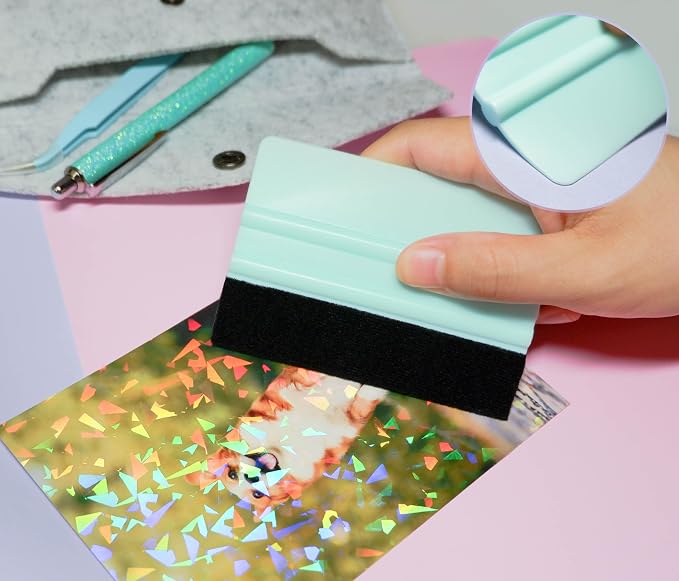 Craft Weeding Pen Tool Set, Essential Adhesive Vinyl Kits, Precision Pin Pen Tools for Cricut Air Silhouette Siser Oracal Accessories, Turquoise