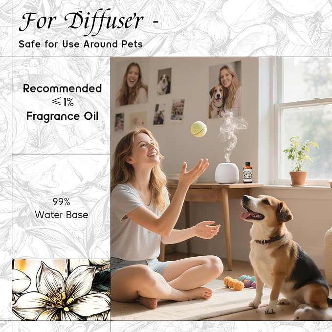 HIQILI Jasmine Fragrance Oil for Women Perfume Making, Skin Care - 1 Fl Oz