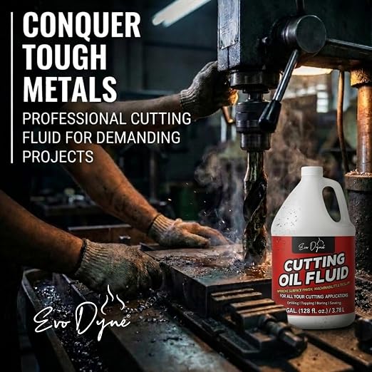 Evo Dyne Cutting Fluid 1 Gallon Metal Cutting Oil Made in USA