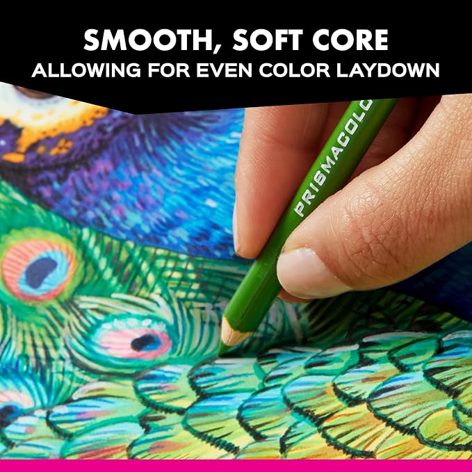 Prismacolor Premier Colored Pencils,Soft Core,Botanical Garden Set,- Adult Coloring,Drawing,Creative,Art Supplies,12 Count (Pack of 12)