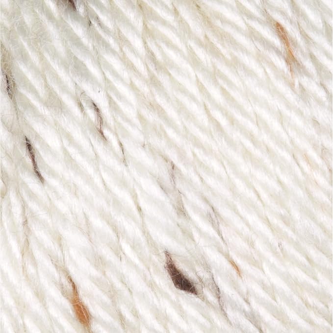 Caron Simply Soft Tweeds Yarn, 5 oz, Gauge 4 Medium, Off White