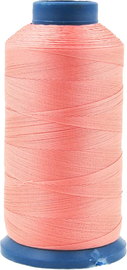Mandala Crafts Size 69 210D T70 Blush Bonded Nylon Thread, 1500 YDs