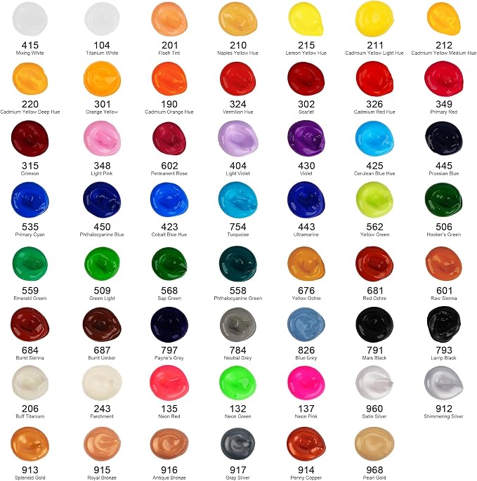 AUREUO Pearl Gold Acrylic Paint, 4 Fl Oz / 120ml Single Tube, Rich Pigment Metallic Craft Paints for Canvas, Rocks, Wood, Ceramic, Fabric