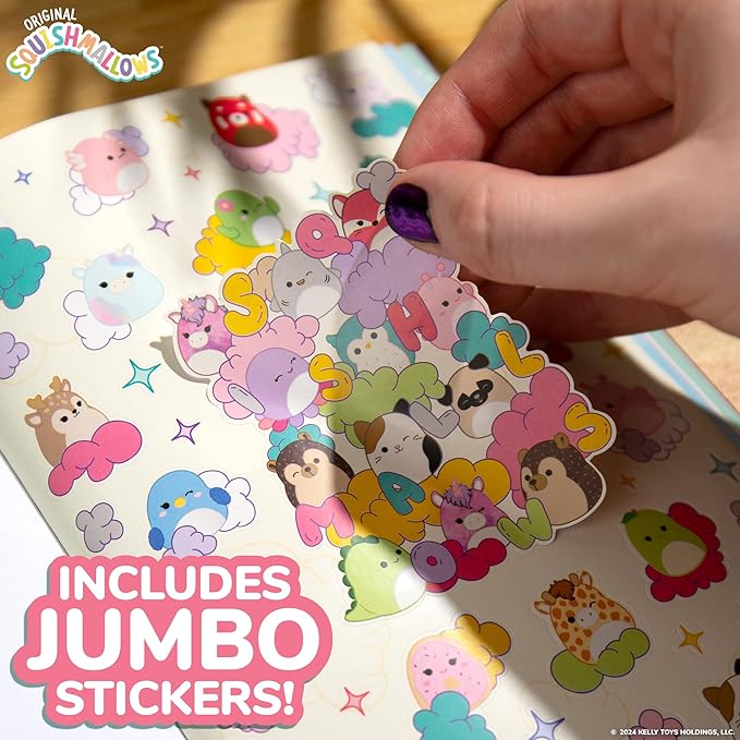 Horizon Group USA Sticker Book, Squishmallows, 2000+ Stickers