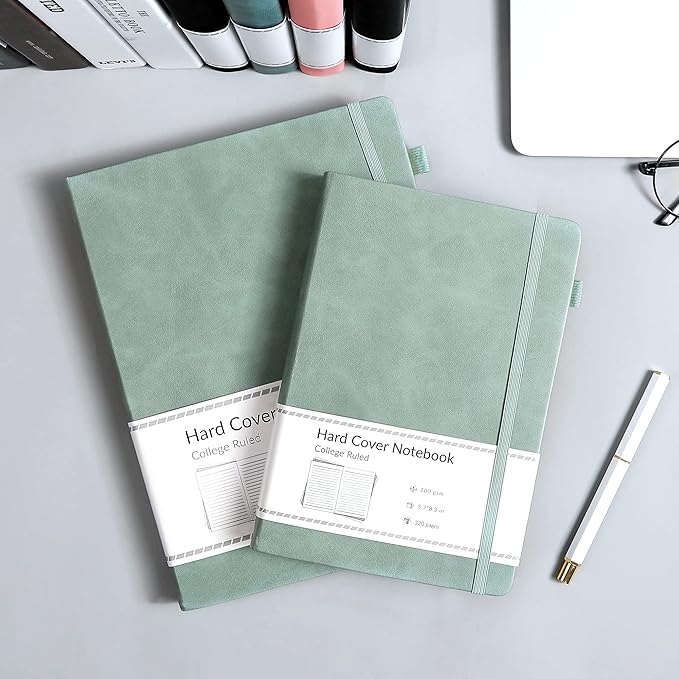 CAGIE Journal Notebook for Women Men Leather Journaling Notebooks Diary A5