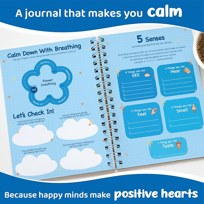 Jackinthebox Calming Journal Kit for Girls, DIY Crafts, Scrapbook Toys Set