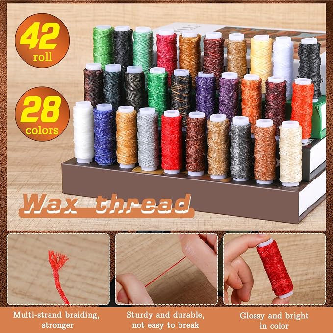 BUTUZE Sewing Kit, Leather Sewing Kit, Upholstery Repair Kit
