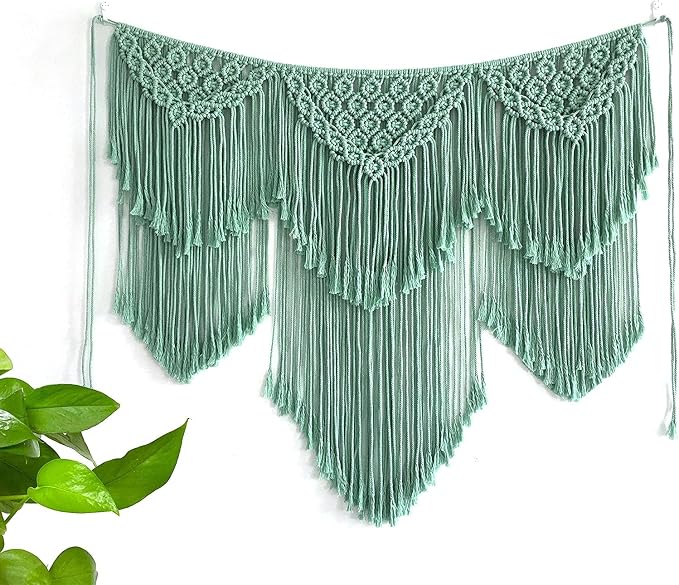 NOANTA Ocean Macrame Cord 4mm x 109yards, Cotton Rope Macrame Yarn | Macrame Rope Supplies, 3 Strand Twisted Cotton Yarn String, Cotton Cord for Wall Hanging, Plant Hangers, Crafts, Knitting