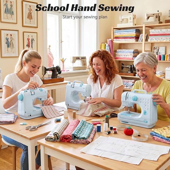 Ninonly Electric Sewing Machine for Beginners 12 Built-in Stitches