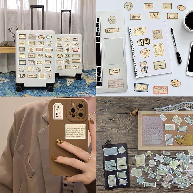 140 Pcs Vintage Aesthetic Stickers for Adults