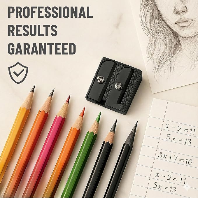 Mr. Pen- Handheld Metal Pencil Sharpener, 6 Pack
