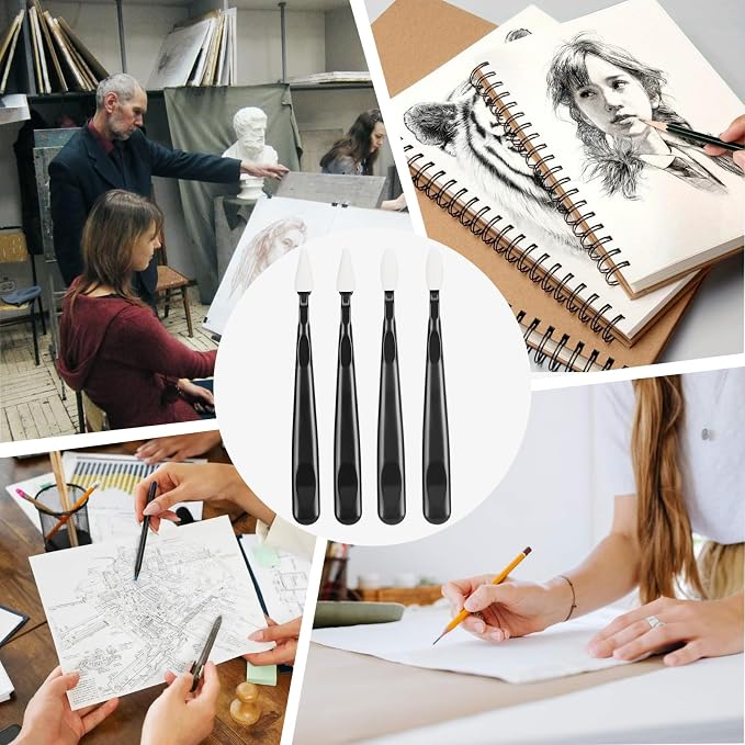 AGPTEK 44 Pcs Sketch Drawing Tools Sketch Wipe Scrapers