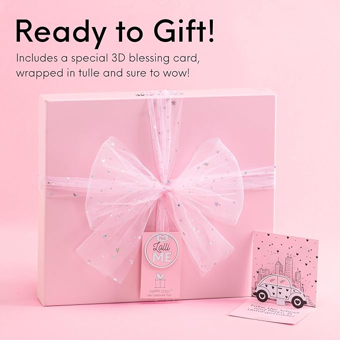 HAPPY LOLLI Pink LolliME DIY Journal Kit for Tween & Teen Girls Ages 8–14, Birthday Gift, 300+ Pieces Lockable Diary Set, Arts & Crafts, Scrapbook & Creative Journaling