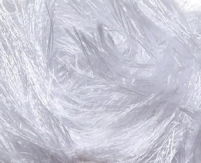 Eyelash Fun Fur Yarn Premium 100% Polyester 164 Yds (150 Mt), 3.53 Oz (100 Gr) Colorful Crochet Yarn Dıy Hand Knitting. (Optical White, 3 Skein)