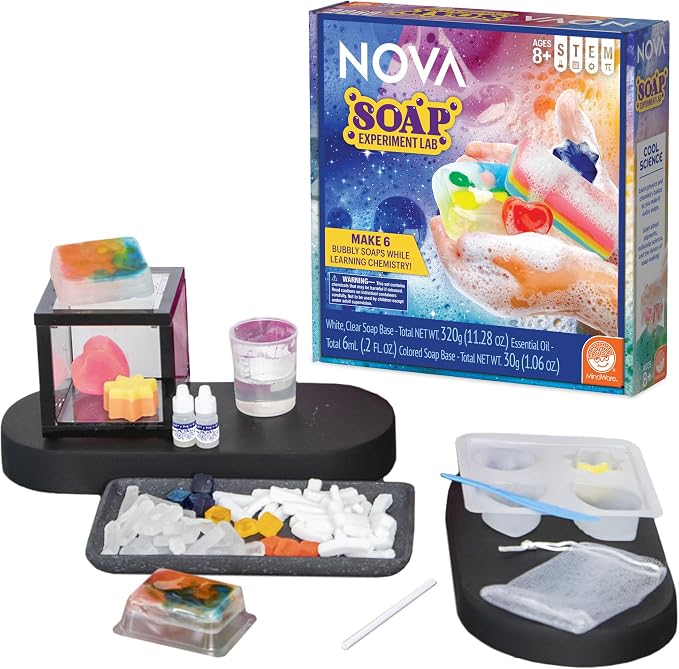 NOVA Soap Experiment Lab by MindWare Science Kit