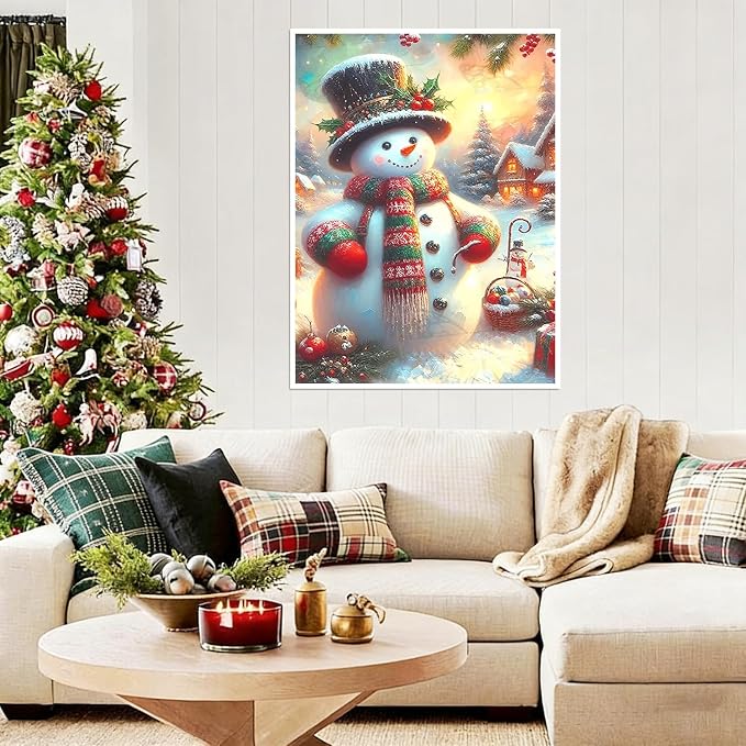Lophomie Christmas Diamond Art Kits for Adults, 5D Diamond Painting Kits