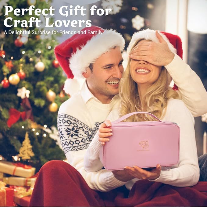 twivah 54PC Diamond Art Storage Containers, Diamond Painting Trays with Lid