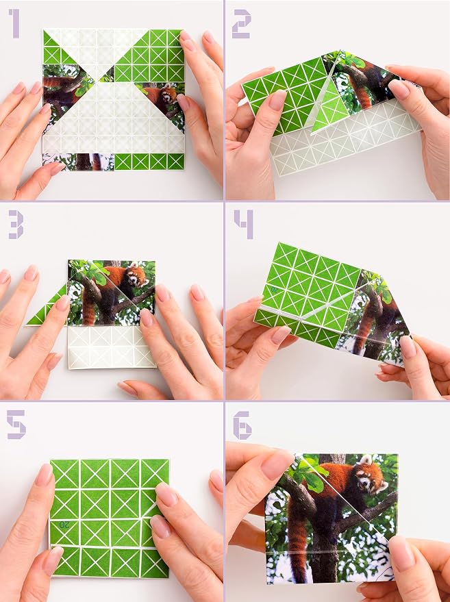 FOLDOLOGY - The Origami Puzzle Game! Brain Teasers for Tweens, Teens & Adults | Travel Game, STEM Toy | Fold the Paper, Complete the Picture | 100 Puzzles | Gift for Ages 10+