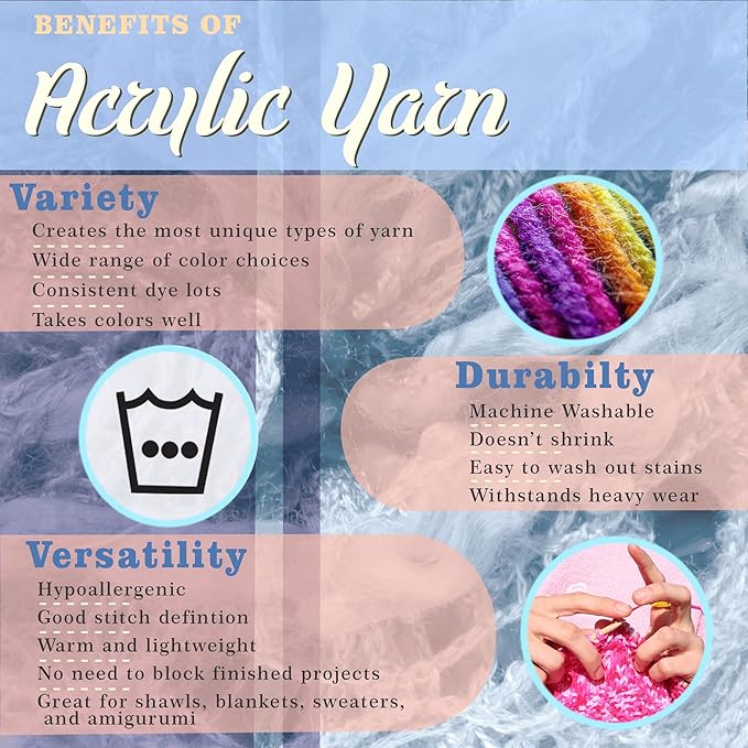 JubileeYarn Amigurumi Select Yarn - DK Acrylic - Inspiration Assortment 86-4 Skeins
