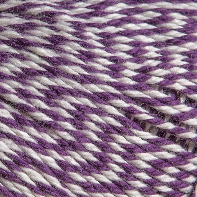 Knit Picks Dishie Purple Worsted Weight 100% Cotton Yarn for Crocheting