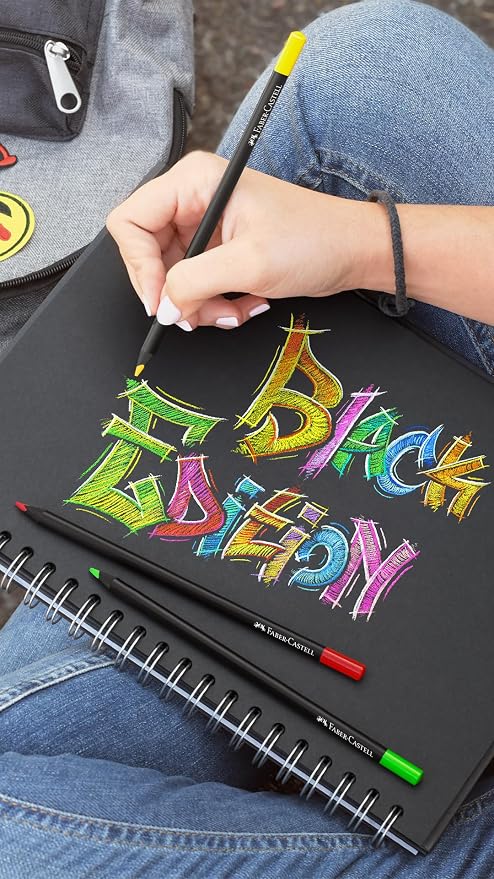 Faber-Castell Black Edition Colored Pencils, 1 Count (Pack of 24)