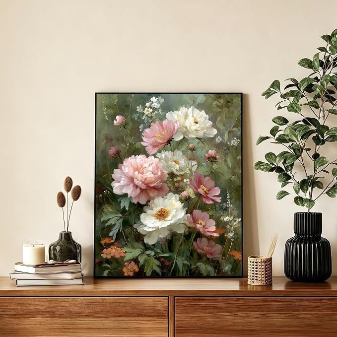 AUKELHJ Paint by Numbers Kit for Adults Beginner, Flowers, 16X20 Inch | Paint by Number for Adults, Beginner Friendly, High-Definition Color Canvas, Stress Relief, Home Decor, Gifts, Unframed