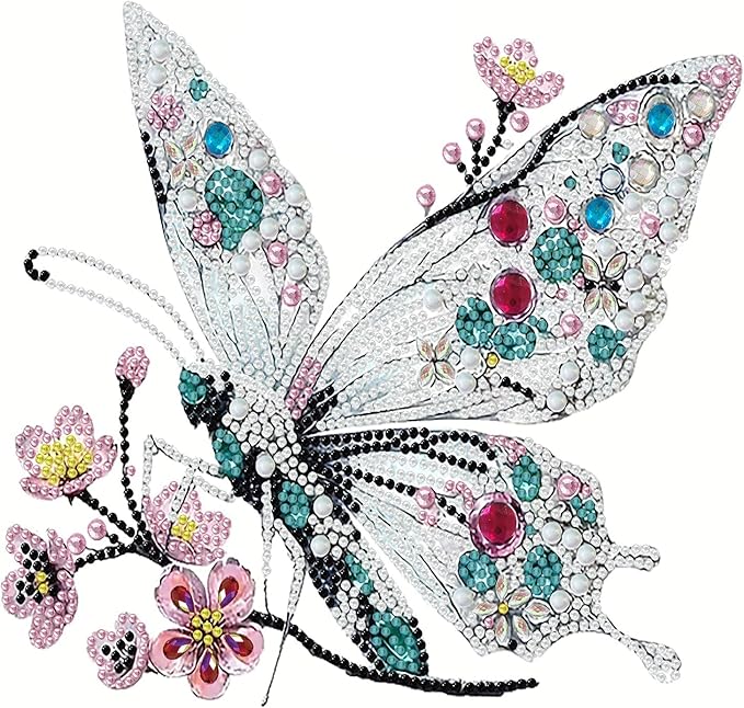 Butterfly Diamond Art Kits for Adults Special Shape Diamond Painting