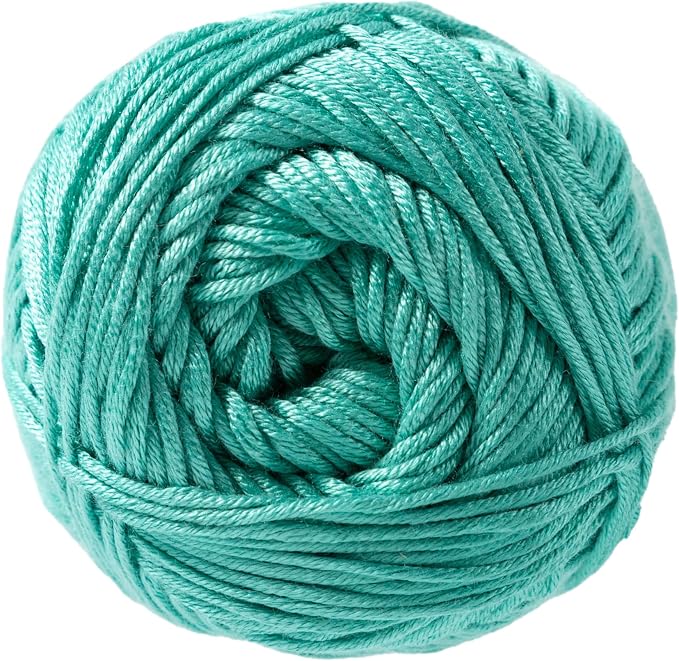 Loops & Threads Silky Soft Yarn - Yarn for Knitting, Crochet, Weaving, and Arts & Crafts - Seaglass, Bamboo, 3.5 oz