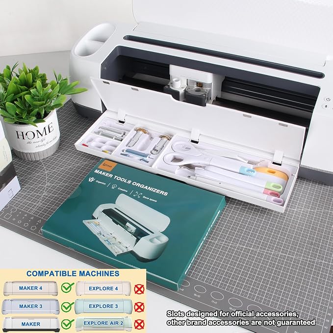 LOPASA Tool Organizer Compatible with Cricut Maker 4,3 (Tool Mod) | Tool, Blade, Accessories Holder|Supplies Organizer|Organization and Storage