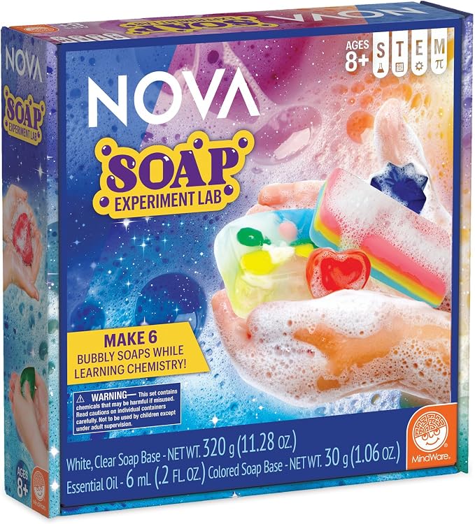 NOVA Soap Experiment Lab by MindWare Science Kit