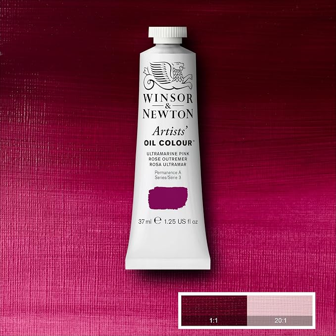 Winsor & Newton Artists' Oil Paint, 37ml Tube, Ultramarine Pink