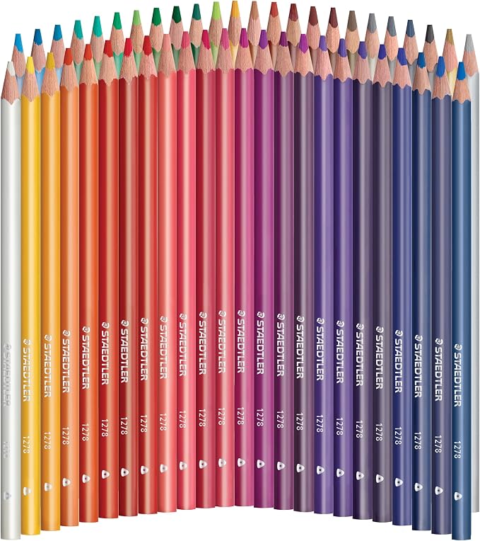 STAEDTLER Triangular Color Pencil, 48pcs