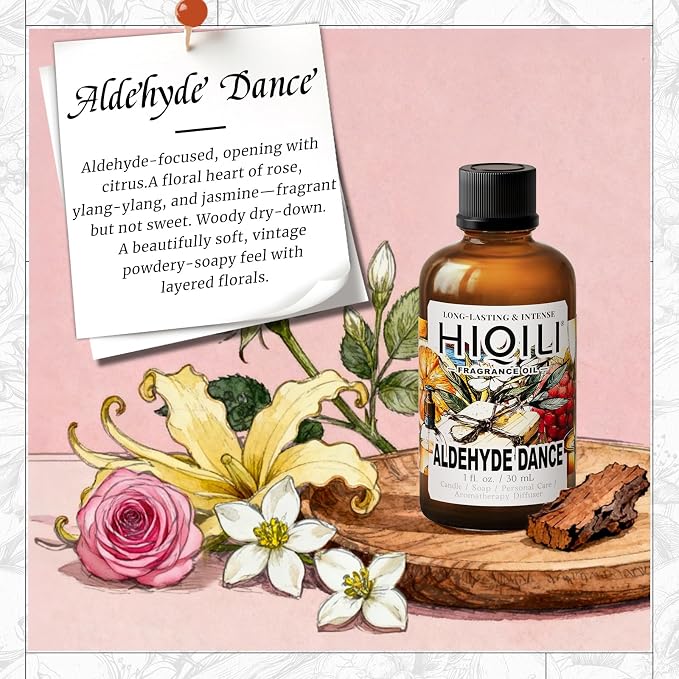 HIQILI Aldehyde Dance Fragrance Oil for Diffuser, Candle & Room Spray