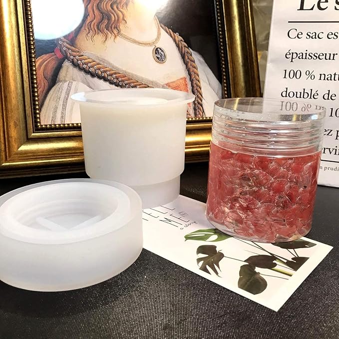 MOUGIGI Resin Molds - Bottle & Jewelry Box Molds for DIY Resin Decoration