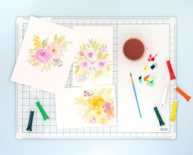 We R Memory Keepers, Glass Mat, 16 inches x 22 Inches, Heavy Duty, Perfect for Cutting, Paint Mixing, Scrapbooking, Crafts and More