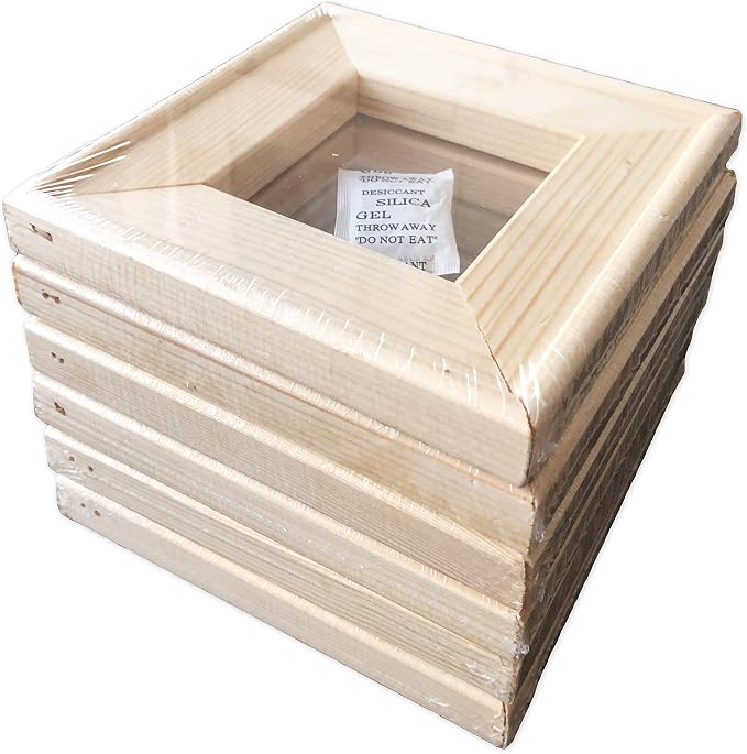 LWR CRAFTS Stretched Canvas 6" X 6" Pack of 6 (Frame)