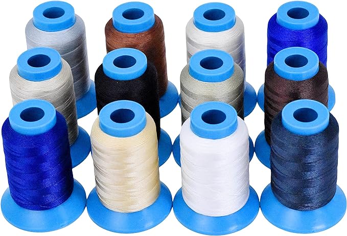 Mandala Crafts Size 138 420D T135 12 Neutral Bonded Nylon Thread, 1440 YDs