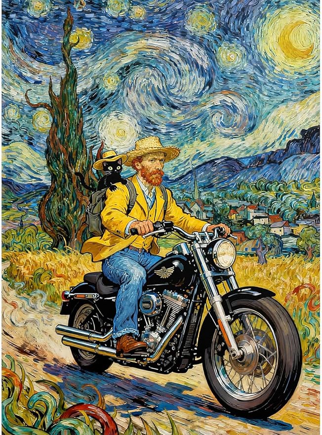 Van Gogh Cute Diamond Art Kits for Adults Diamond Painting Kit for Beginner