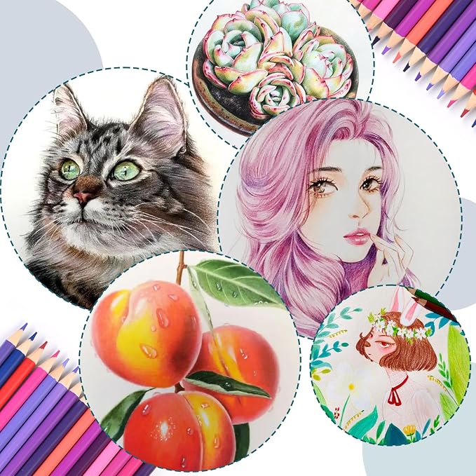 120 Colored Pencils for Adult Coloring Books,Perfect for Coloring