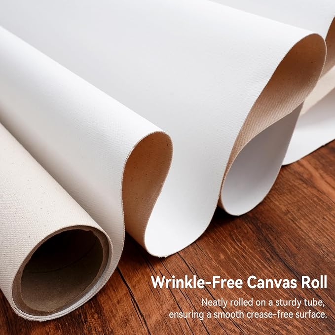 PHOENIX Professional Canvas Roll 72 Inch x 3 Yard (9 Feet)