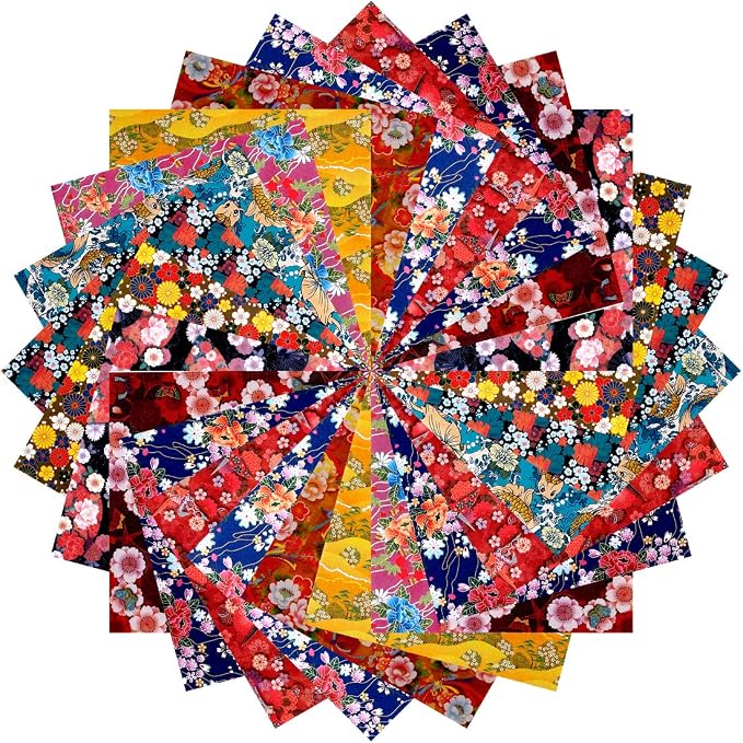 Japanese Washi Origami Paper 500 Sheets, 10 Vivid Colors, Colors Make Colorful and Easy Origami,6 Inch Square Sheet, Papers, Arts and Crafts Projects (E-Book Included)