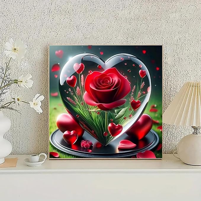 NZNANCHU DIY Paint by Numbers for Adults,Painting by Number Kits on Canvas,Color by Numbers for Beginner,Gifts Decor for Home Wall Room (Flower)