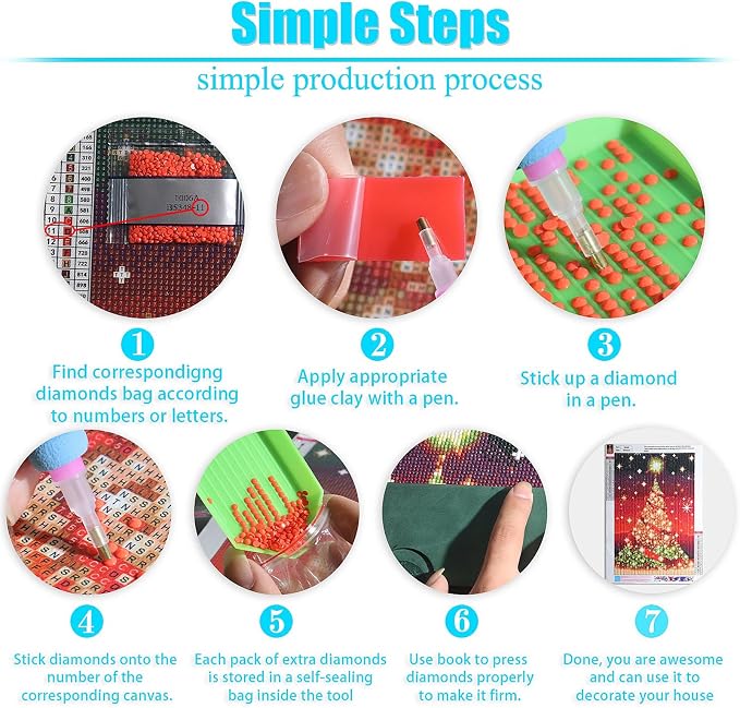 Christmas Cardinal Diamond Art Kits for Adults, 5D DIY Diamond Painting for Adults Beginners, Diamond Dots Kits Gem Arts Crafts for Home Wall Decor 12x12 Inch