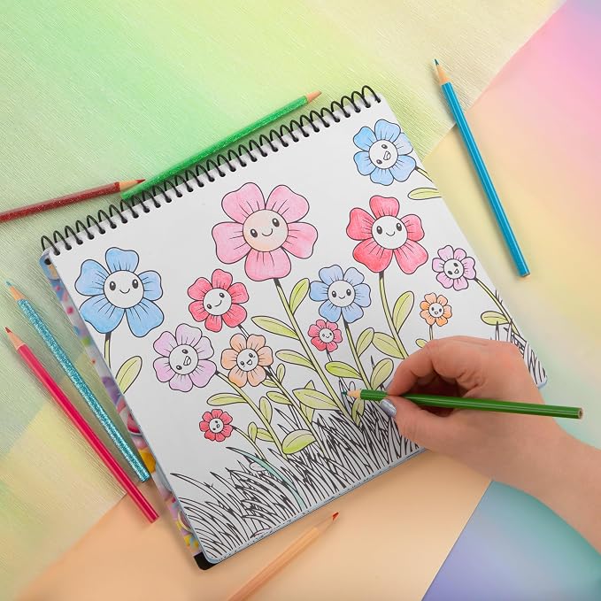 Fashion Angels Chill Axolotl Coloring & Collage Activity Set