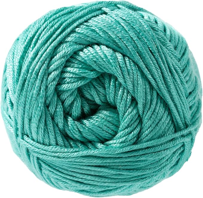 Loops & Threads Silky Soft Yarn - Yarn for Knitting, Crochet, Weaving, and Arts & Crafts - Seaglass, Bamboo, 3.5 oz